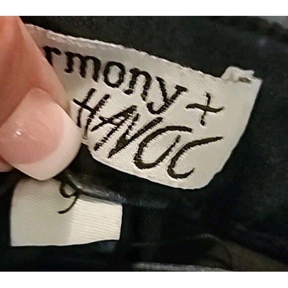 Harmony + Havoc Womens Jeans Size 9 Dark Wash Denim Straight Leg - Picture 5 of 11